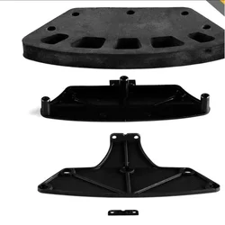 LC Racing Rally Bumper Set Black FOR WLTOY 144001 144002 144010 124016 17 18 19 EMB-WRC EP 1:14 RC Cars 4WD On Off Road