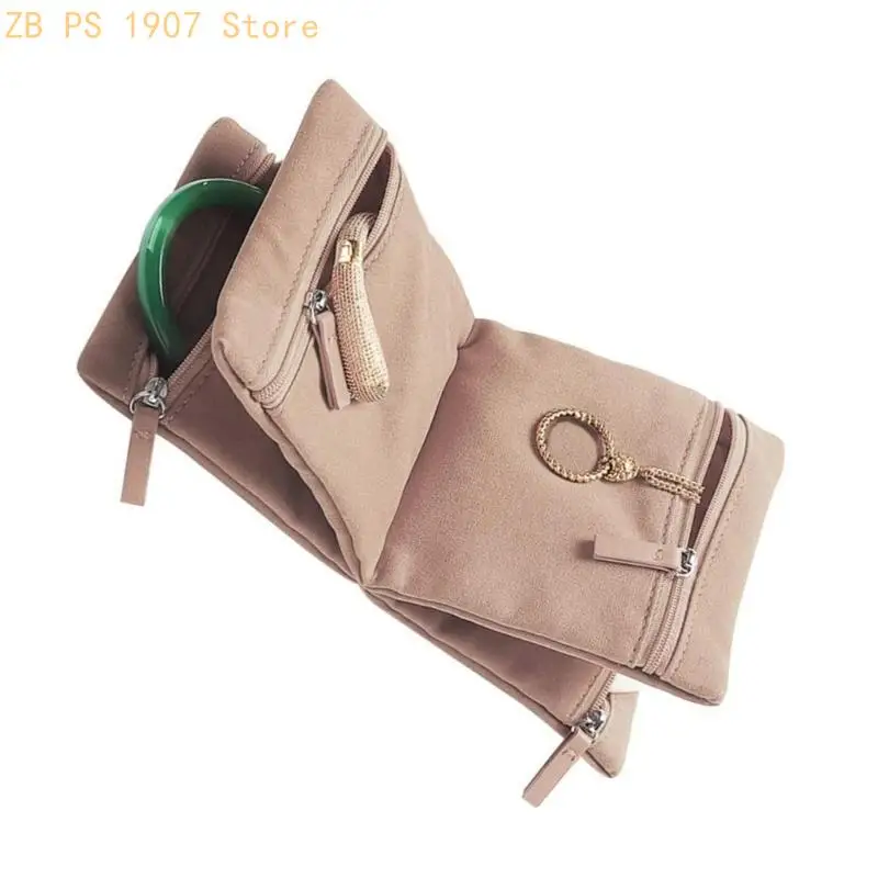 

Convenient Travels Jewelry Bag Portable Storage For Organized Accessories 55KA