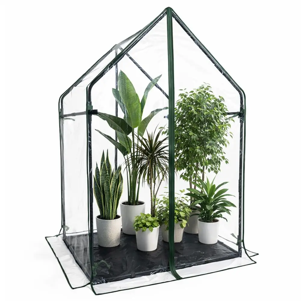 

Мини-теплица с водонепроницаемым дном, портативная теплица с прочным металлическим каркасом, маленькая теплица для улицы и дома