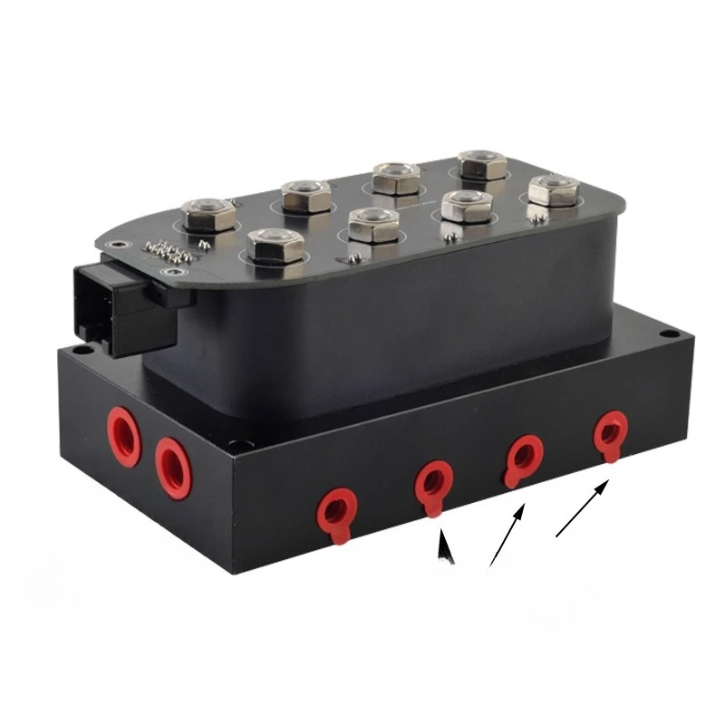 

Automobile air suspension system shock absorber eight position solenoid valve chassis, remote control shock absorber system