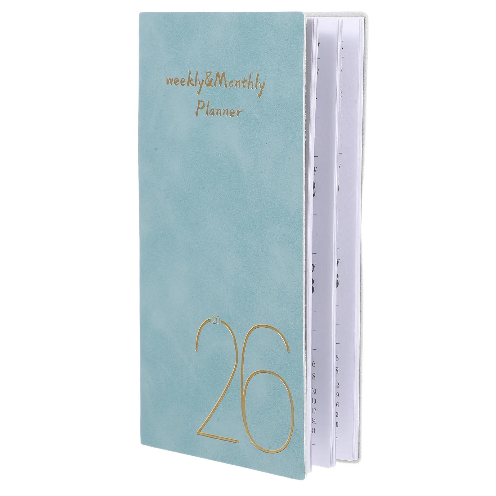 

2026 Compact Pocket Size Weekly Planner Notebook Daily Schedule Notepad for Work Business Travel Journal Notes Section Thick