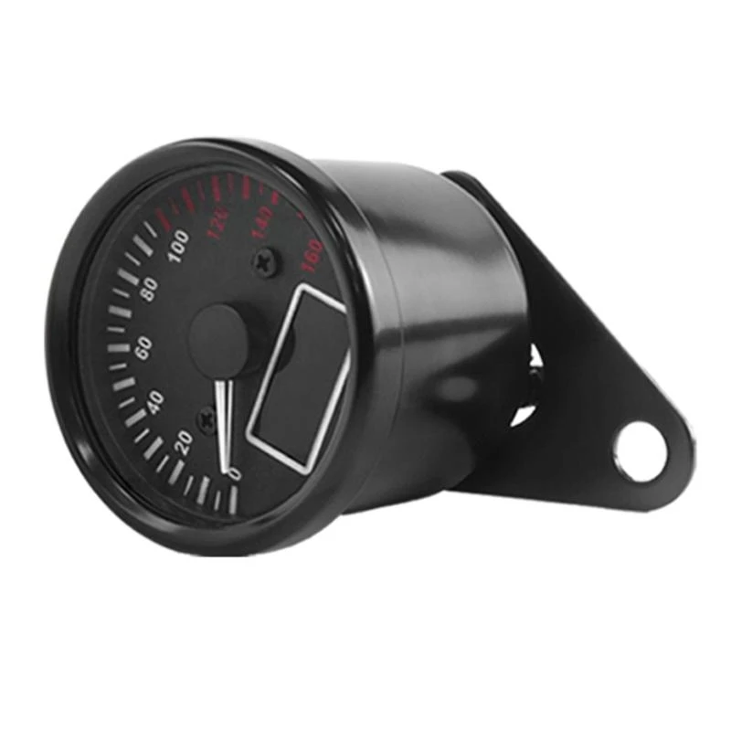 XA6H Long Distance Riding Companion 12V Motorcycle Instrument Panel Speed & LED Digital Speedometer Gauge for Travelers