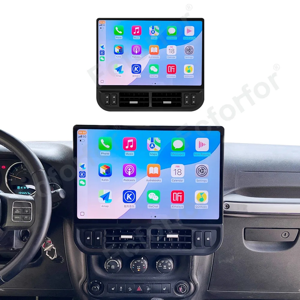 

Android 13.0 8+256G Car Screen For Jeep Wrangler 2011-2017 GPS Navigation Multimedia Player 16.8" Auto Radio Stereo Head Unit