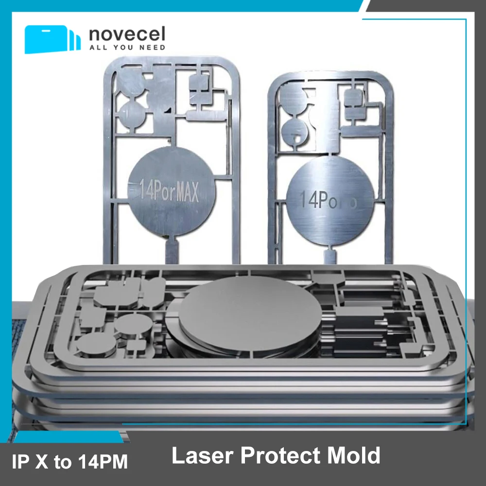 TBK For iPhone 14 13proMax Laser Protect Mold Back Cover Housing Camera Lens Protection Mould for M-Triangel Refox Laser Machine top yjdh 1 ultrasonic welding machine mold repair machine cold welder high quality