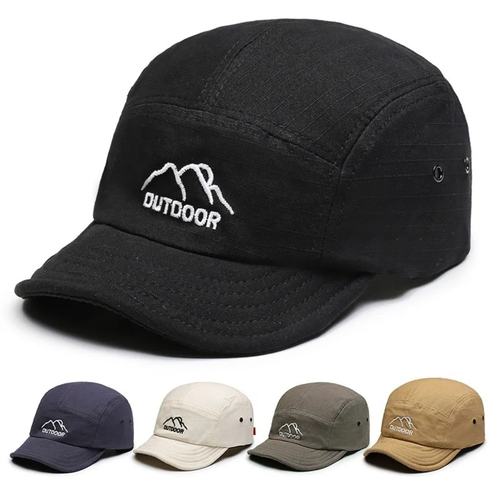 

New Short Brim Baseball Cap Adjustable Lightweight Sun Hat Sun Protection Sunscreen Cap Women Men