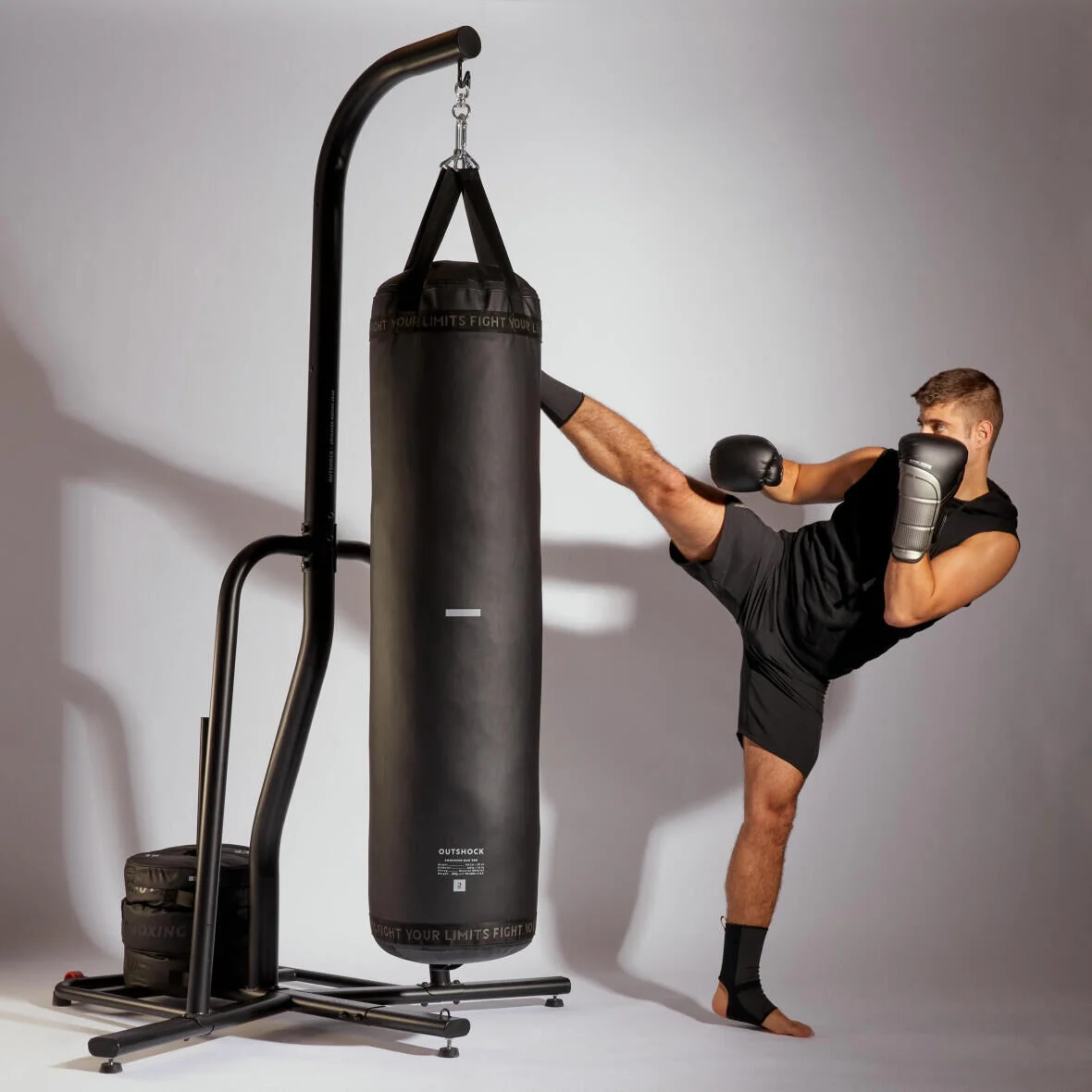 Punching Bag Rack Boxing Bag Gym Sports Equipment Fitness Sandbag Rack