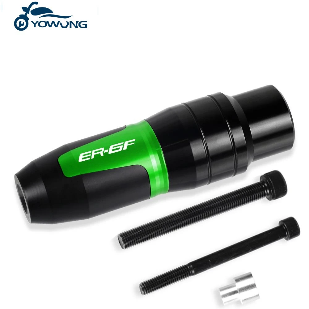FOR KAWASAKI ER6F 2009 2010 2011 2013-2020 2021 Motorbike CNC accessories Exhaust Frame Sliders Crash Pads Falling Protector