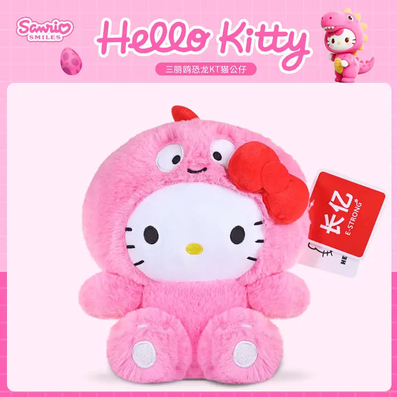

Мягкие игрушки в стиле Kawaii: динозавры, Hello Kitty, Keroppi, Pochacco – милые мультяшные плюшевые куклы, мягкие и очаровательные подарки на день рождения для девочек