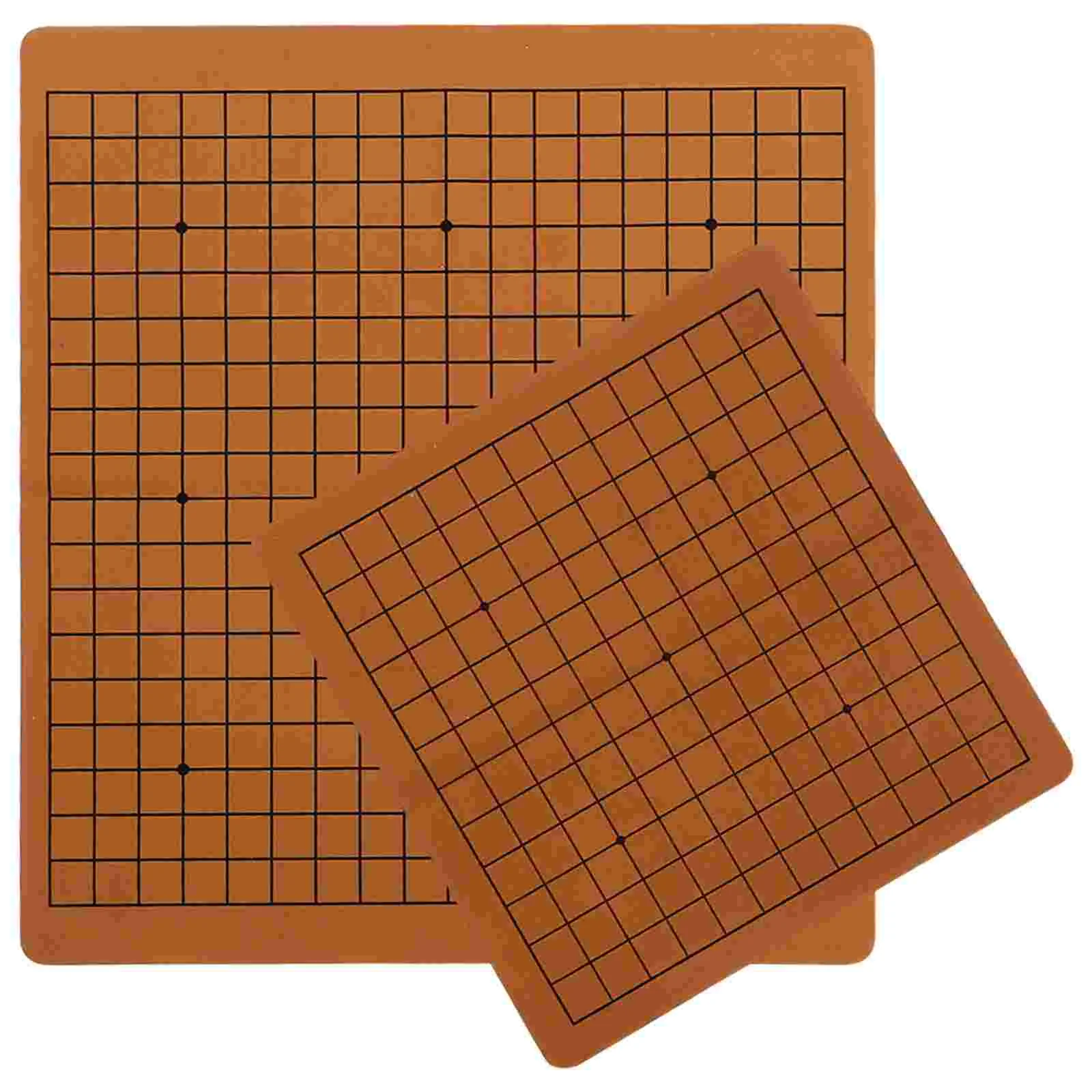 

2 Pcs Folding Chessboard Funny Accessories Children Foldable Wooden Game Travel