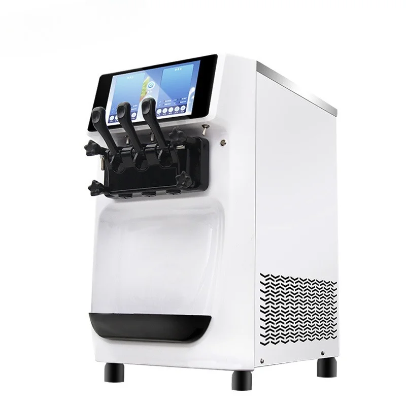 Ice Cream Machine Commercial Desktop Three-head Soft Ice Cream Machine Milk Tea Shop