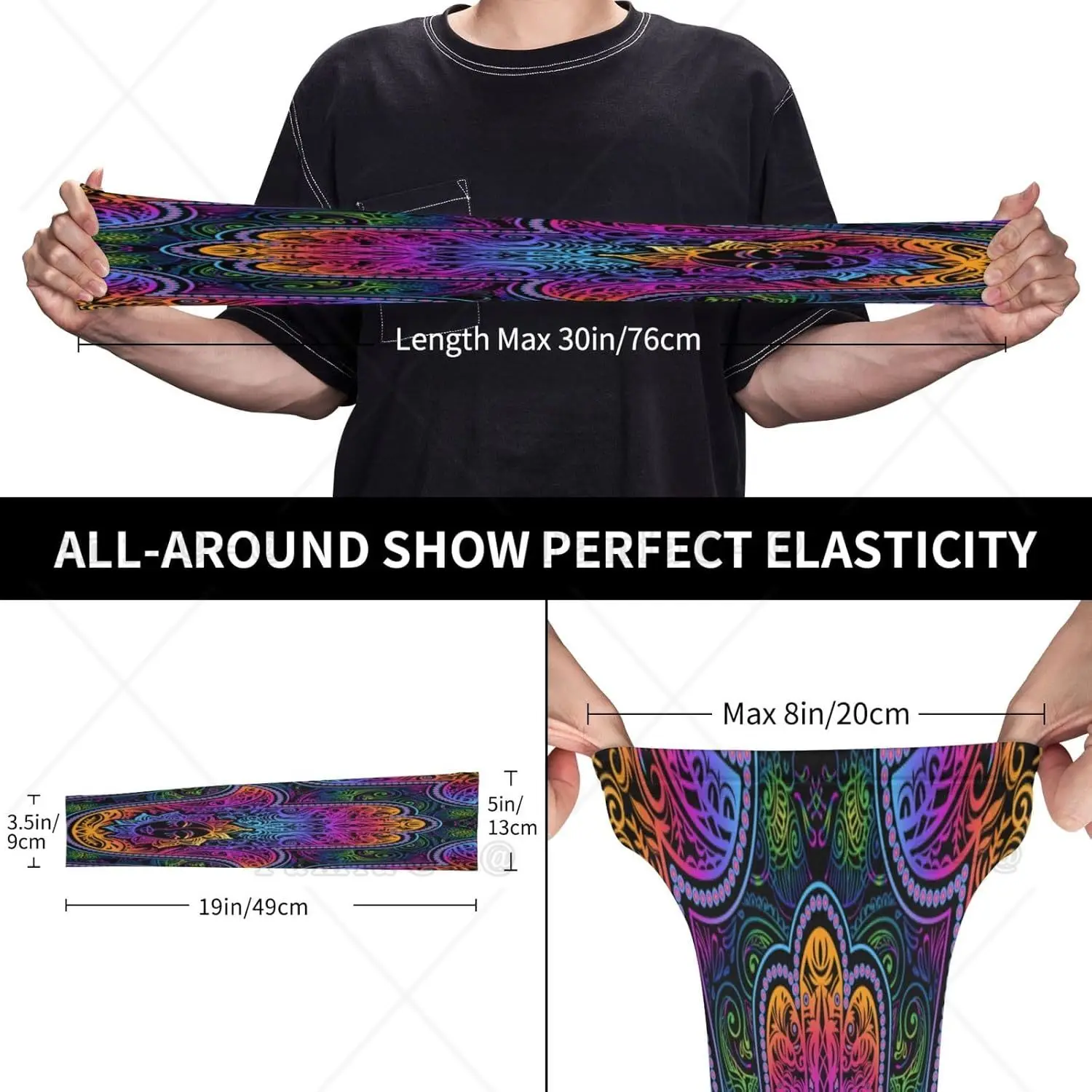 Culture juive Art bohème mauvais œil Hamsa main bras manches Protection Uv soleil unisexe Sport glace soie manches