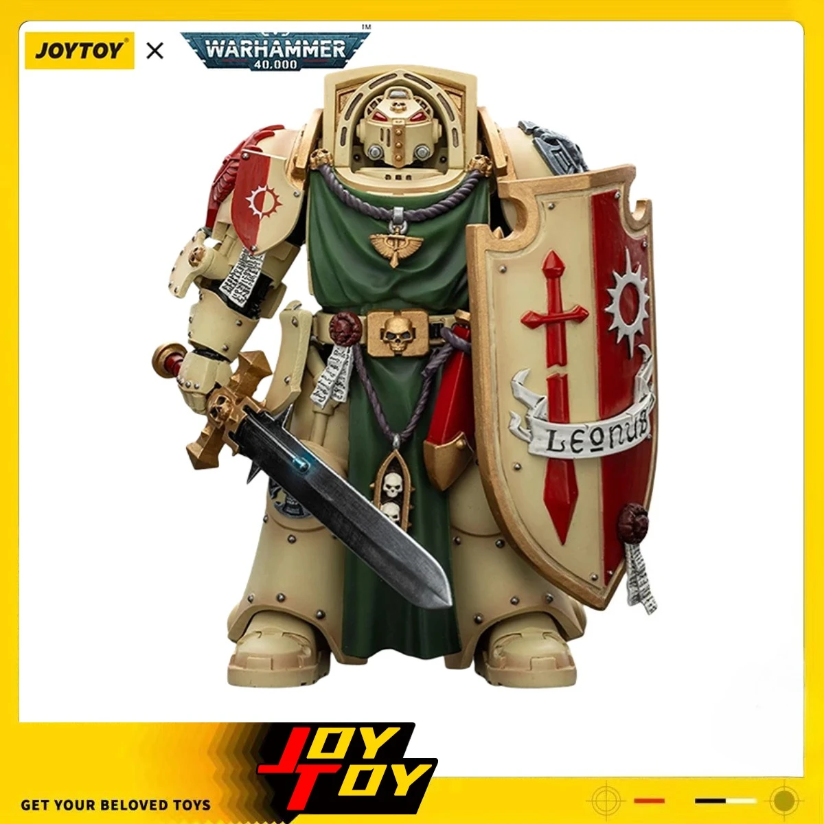 

Фигурка JOYTOY Warhammer 40K Dark Angels Deathwing Knight 2Power Sword Storm Shield и Watcher in The Dark, масштаб 1/18