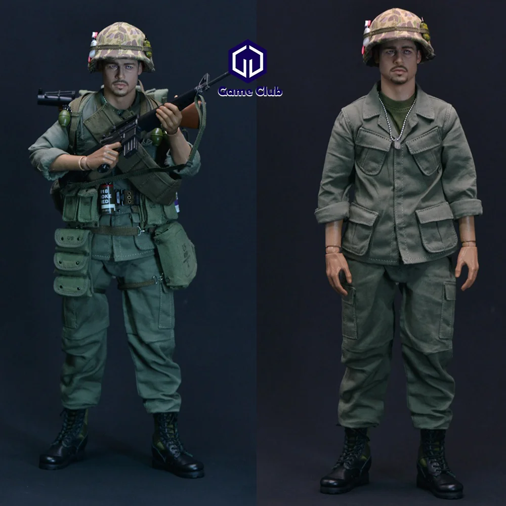 In Stock QOM-1045 1/6 Scale Soldier Vietnam War US Marine Corps in Hue 1968 Weapon Equipment For 12in Action Figures Model