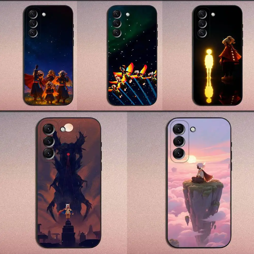 

Sky Children of the Light Phone Case For Samsung Galaxy A20,A21s,A22,A31,A32,A52,A53,A72,73,A80 Soft Black Cover