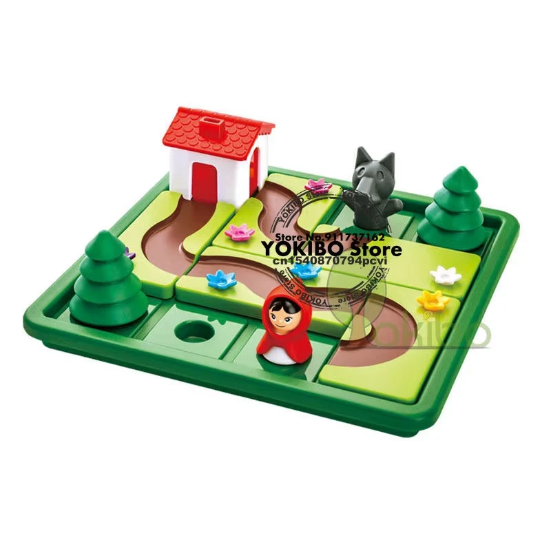Little Red Riding Hood Hide&Seek Board Games With Solution Skill-Building Puzzle Logic Game Training Toy Children Gift