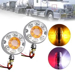 2pcs 24led Lights Side Marker Light 24V Turn Signal Tail Light Lamp for Trucks Cars Trailers Tractors Buses Boat Lamp Led Lights