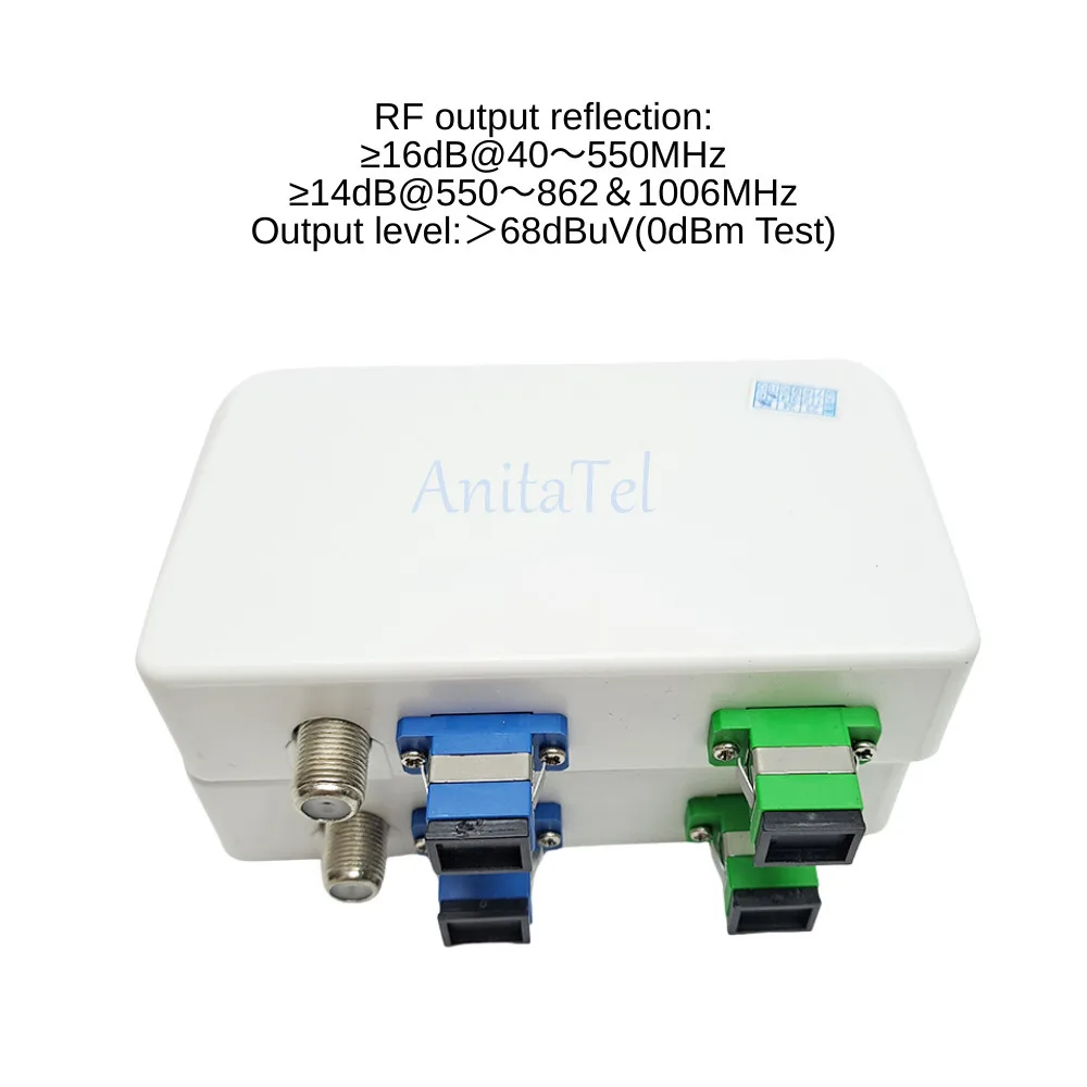 10pcs WDM FTTH Passive Optical Receiver Network Transmission Digital TV New Model
