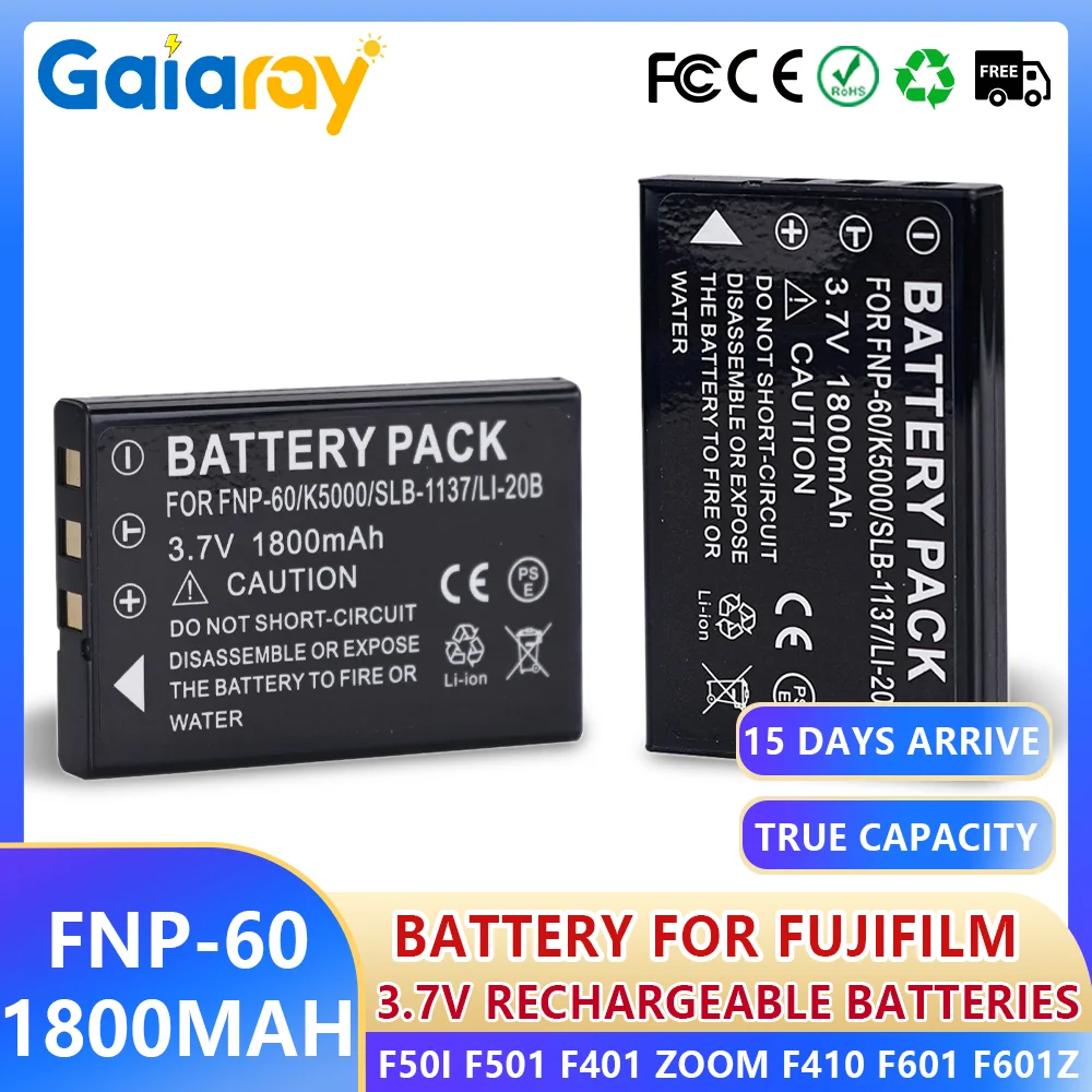 1-3PCS 1800Mah NP-6… - image