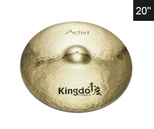 5 Pieces High Quality Kingdo B20 Handmade Professional Cymbals Set