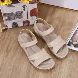 2024 Summer Women 2cm Platform 3cm High Heels Sandals Female Casual Lightweight High Heels Lady Leisure Concise Barefoot Shoes