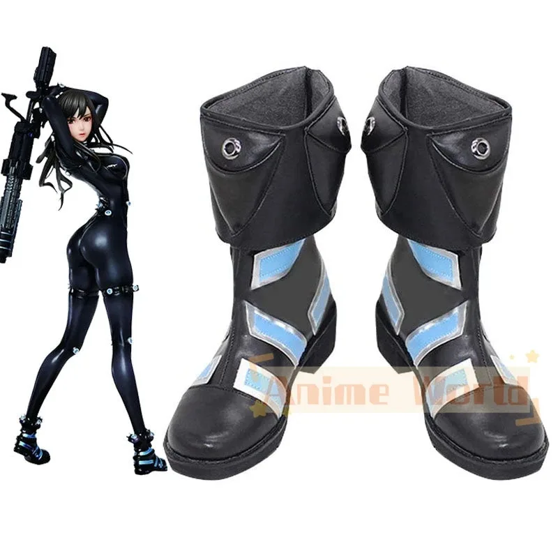 

GANTZ Kei Kurono Kei Kishimoto Reika Shimohira Обувь для косплея Сапоги для косплея Хэллоуин Карнавальные сапоги на заказ