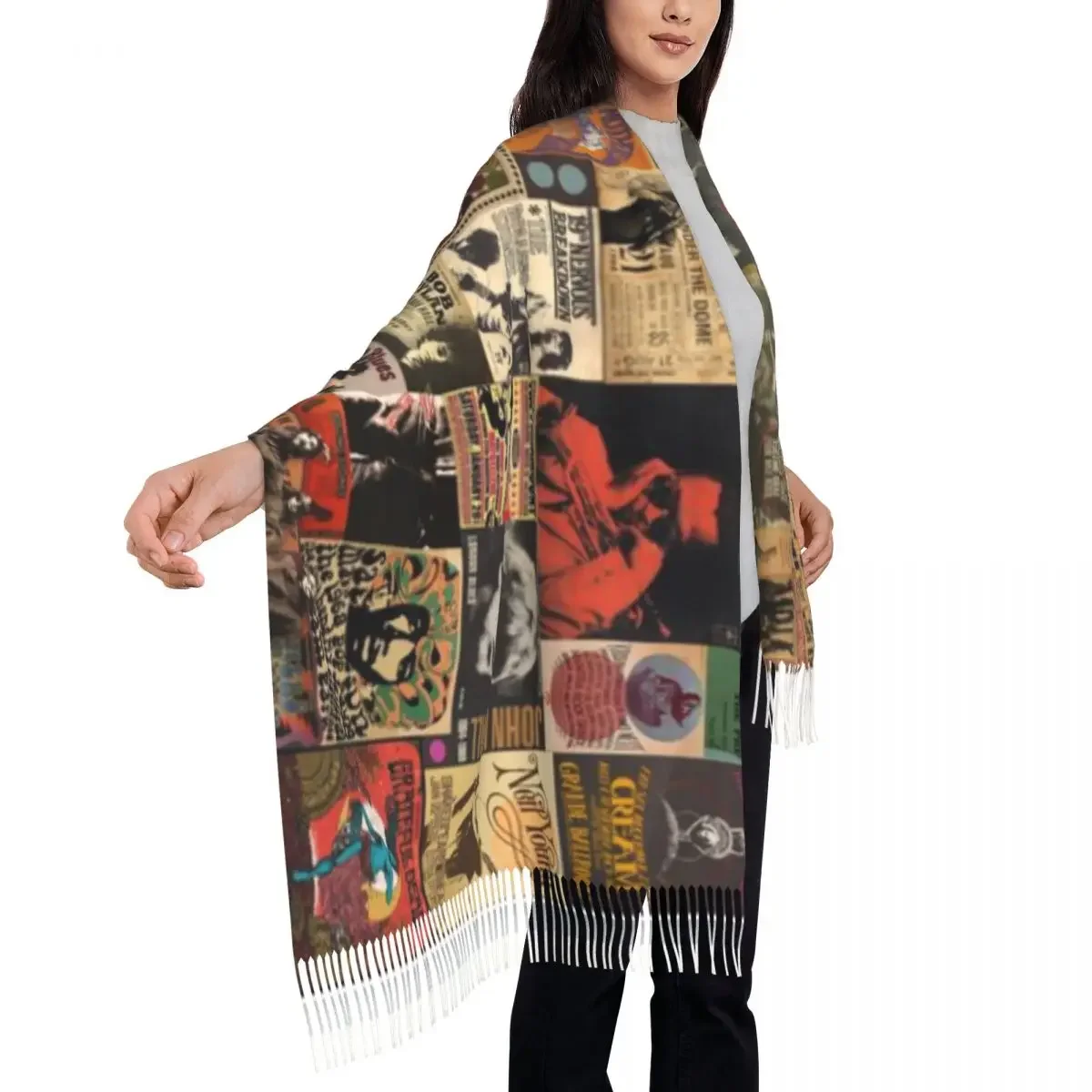

Shawl A Tassel Scarf luxury clothes women