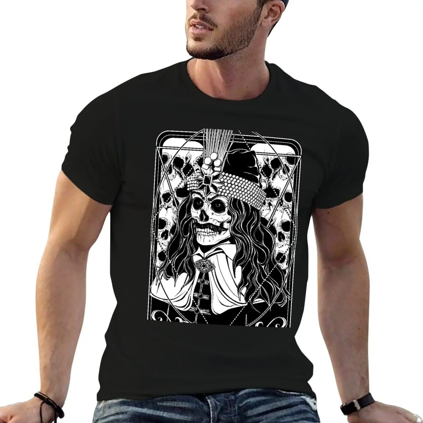 

Vlad Dracula - a skull portrait T-Shirt for a boy customs compression shirt men