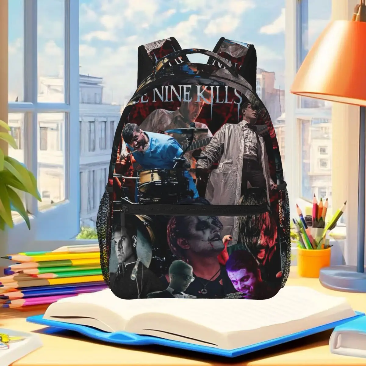 Band Ice Nine Kills Backpack Student Boys Girls BookBag Children School Bag Computer Shoulder Bags for Men Women
