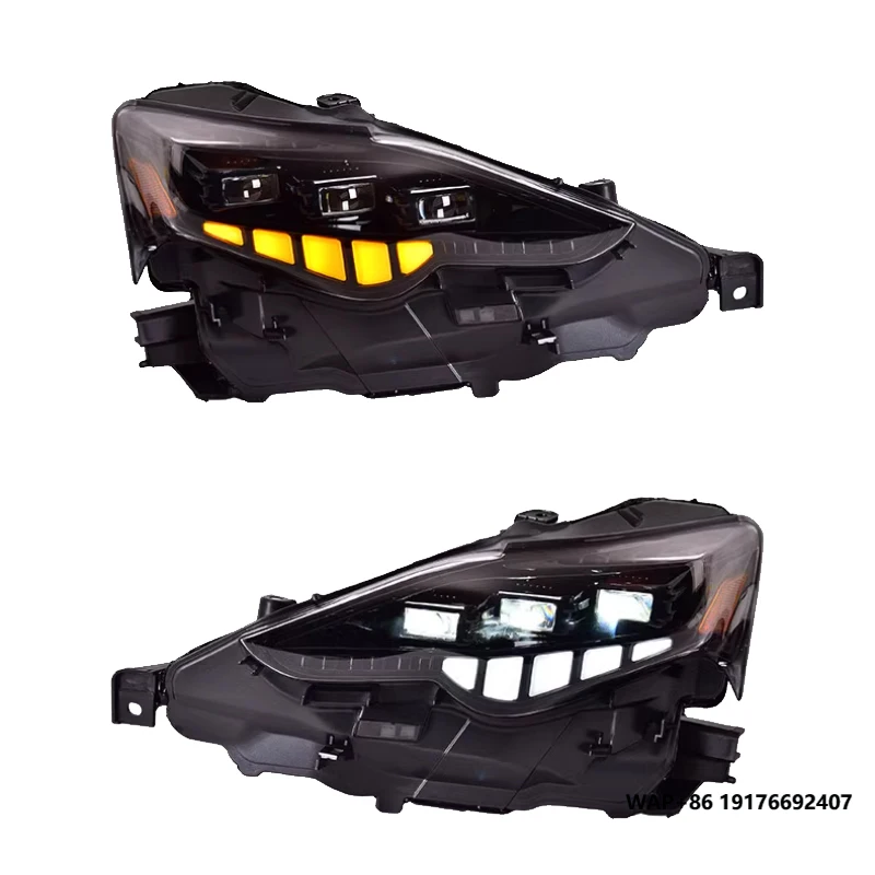 

New 2013-2016 ’Lexus IS 350 IS 250 Front Lamps 3 Lens LED Sequential Headlight 6000k Color Temperature Head Lamp Upgrade