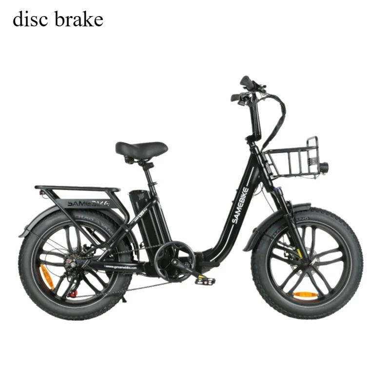 Electric bike Foldable C05 PRO 500W motor 36V13AH battery leisure e-bike city commuting travel 20-inch fat tire electric bicycle image 3