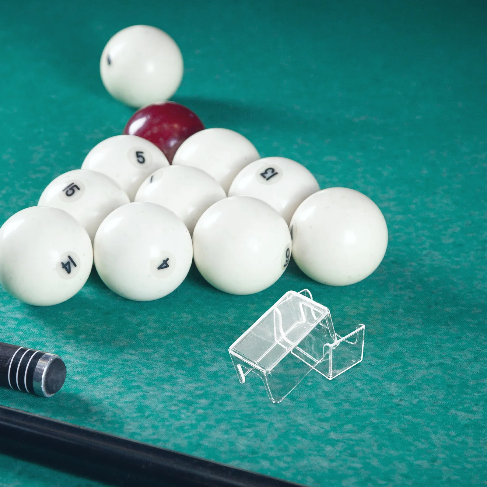 

3Pcs Clear Acrylic Billiard Chalk Powder Box Portable Lightweight Snooker Accessories Travel Case Cube Storage Organizer