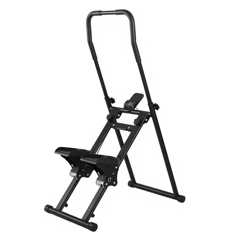 Foldable Indoor Stepper Stair Climber Home Fitness Equipment Mountaineer Exercise Machine for Cardio Workout Sports Training