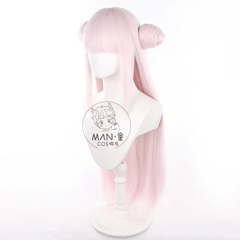 마법소녀와 악의 중위는 치명적인 적이었다 신모리 비야쿠야 코스프레 가발 두피 탑 헤어 번 할로윈
