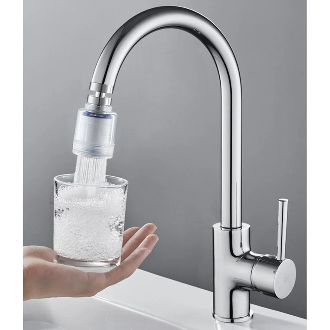 Accesorios para pulverizador de grifo, reemplazo de filtro de agua, suavizador de agua dura para grifos de cocina, filtro de agua de grifo, 10 piezas