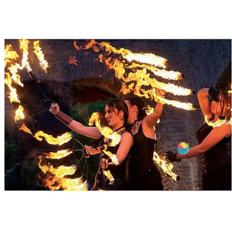 Spider web collection belly dancer's spider fire fan