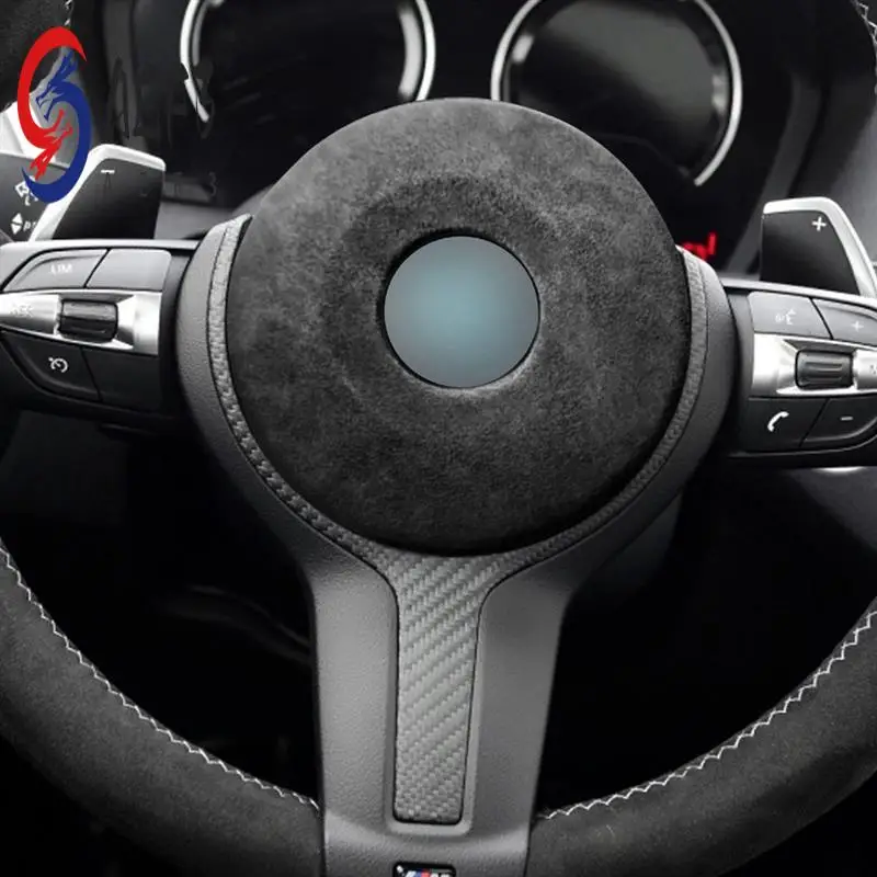 

AEF3-For BMW 1 2 3 4 5 Series Steering Wheel Cover Suede F Chassis Car Interior Modification Accessories