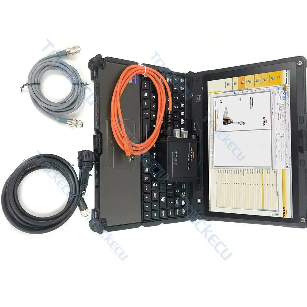 

Getac v110 Laptop For Still Incado Box Diagnostic Kit for Still steds Navigator forklift canbox usb STILL Forklift Scanner Tools