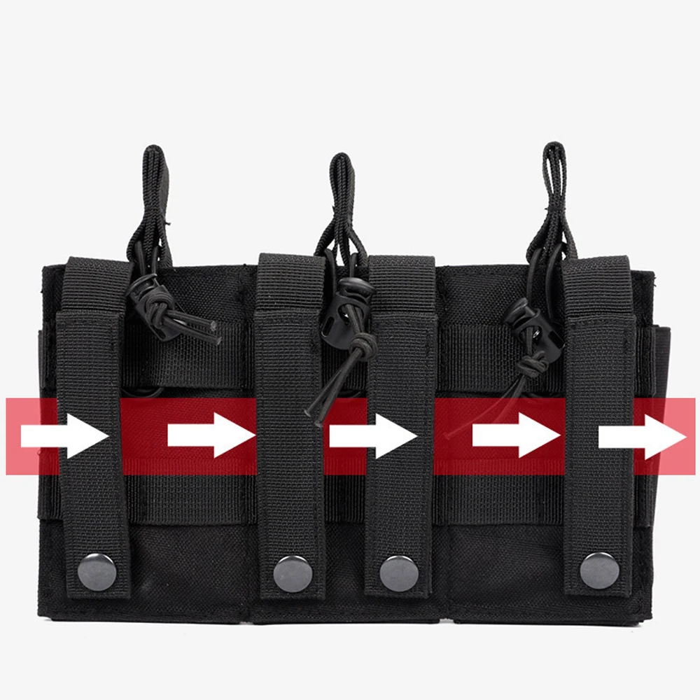

Тактическая охотничья сумка Molle Triple Magazine, подсумки для журналов для M4/M16 AK, универсальный держатель для картриджей, рюкзак, охотничье снаряжение