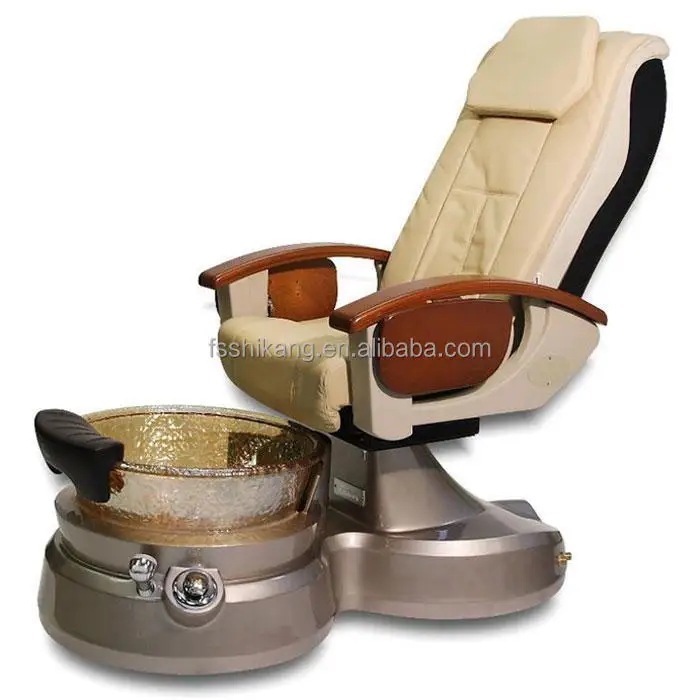 Sillón de masaje Pedi Spa con cuenco de cristal