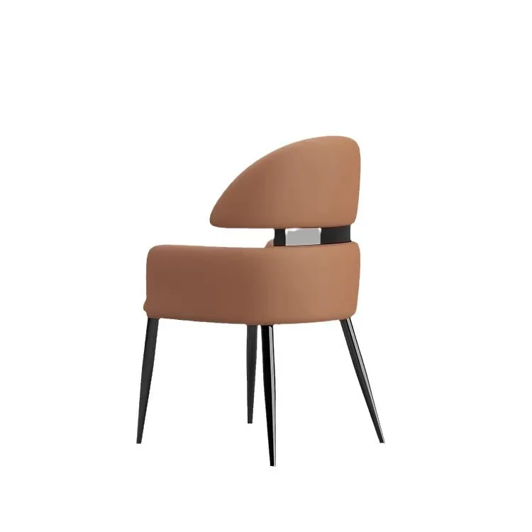 Italian light luxury minimalist dining chair household   new hotel restaurant negotiation room premium dining