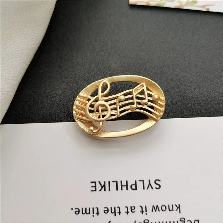Lively music note brooch, fun backpack badge, elegant coat and suit pin for men and women, makes a perfect gift for friends