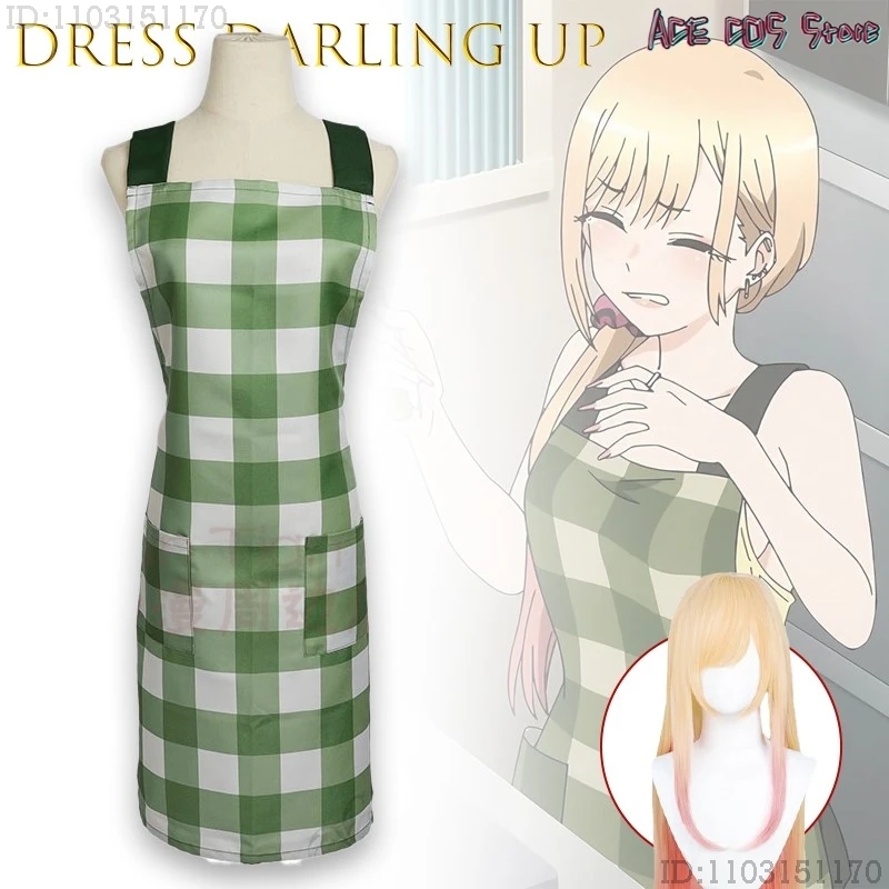 

Карнавальный костюм на Хэллоуин, платье My Kitagawa, Darling Up Darling Marin, аниме, косплей, женские аксессуары, браслет с зажимом для ушей Nec