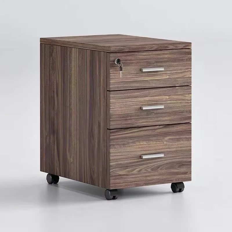 

Hot Sale Moderner 3-Schubladen-Aktenschrank Aus Holz Unter Dem Schreibtisch Mit Abnehmbarem Stauraum Für Das Wohnzimmer