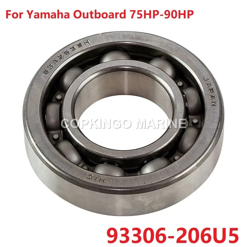 

Boat Ball Lower Main Crankshaft Bearing 93306-206U5 For Yamaha Outboard 75-90hp 3cyl