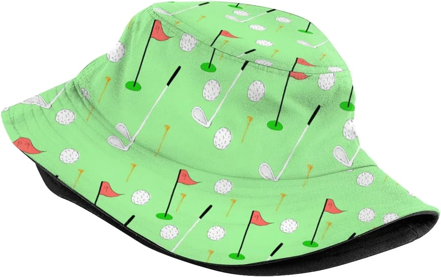 Fashion Funny Golf Sports Bucket Hat Packable Fishing Sun Cap Summer Fisherman Hats for Women Men 2