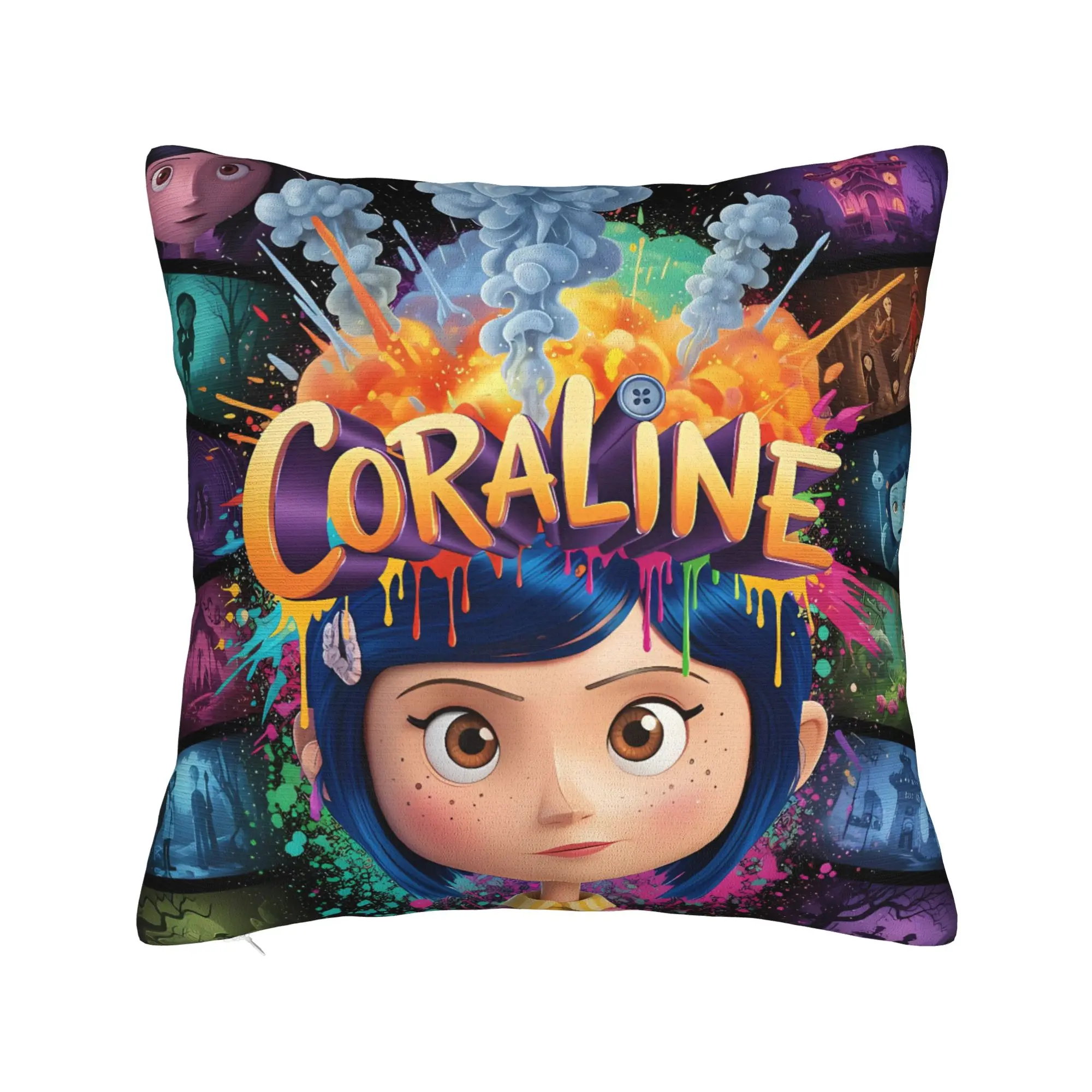 كورالينز وسادة غطاء الرعب الكرتون الجدة كيس وسادة لمكتب سيارة ديكور المنزل ساحة سادات فكرة هدية #2