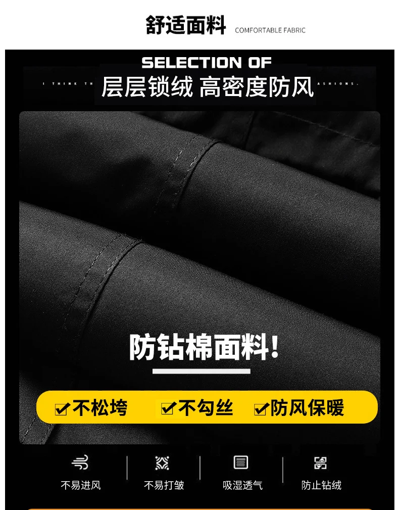 Long Winter Jacket Men Warm Wool Liner Man Jackets Coats Outwear Snow Windbreaker Male Parka Overcoats Fur Collar Hooded Men New