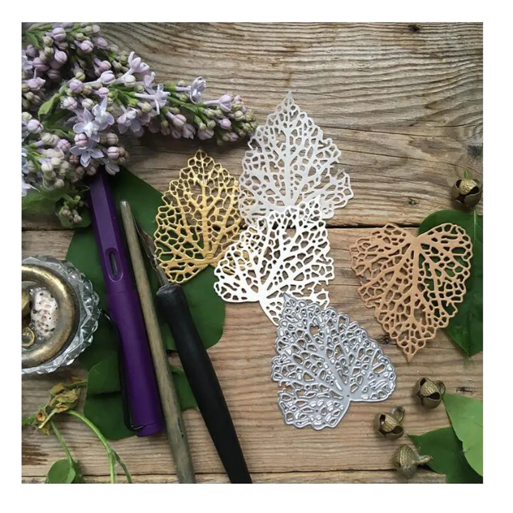 Leaf trees Metal Cutting Dies DIY Scrapbooking Album Paper Card Template Mold Embossing Craft Decoration