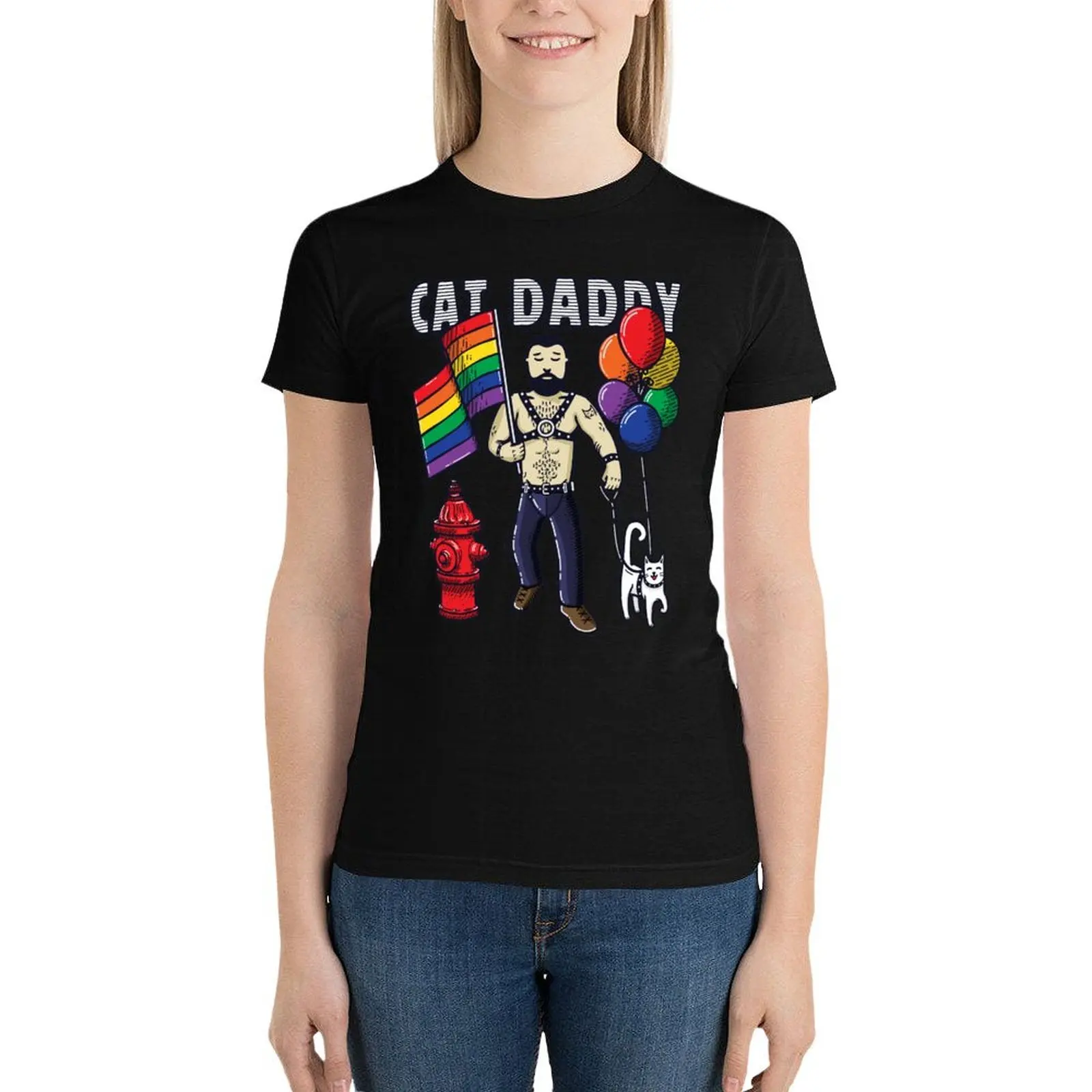 

Cat Daddy: Pride T-Shirt korean fashion funny tees ariat shirts for Women