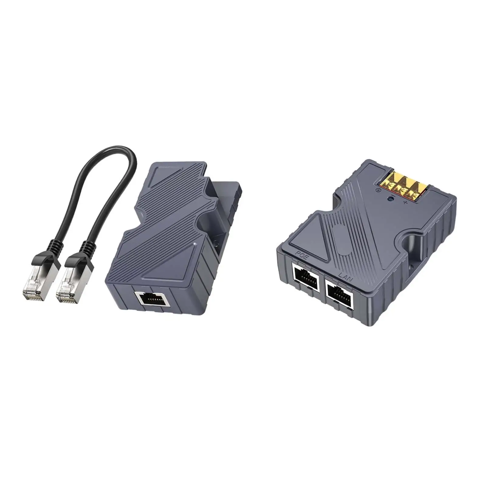 Ethernet Splitter Cable Replacement Repairing Easy Installation Y Splitter Adapter LAN Ethernet Network Splitter Adapter